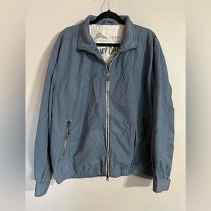 Tommy Bahama Blue Lightweight Double Zip Jacket Size Large
